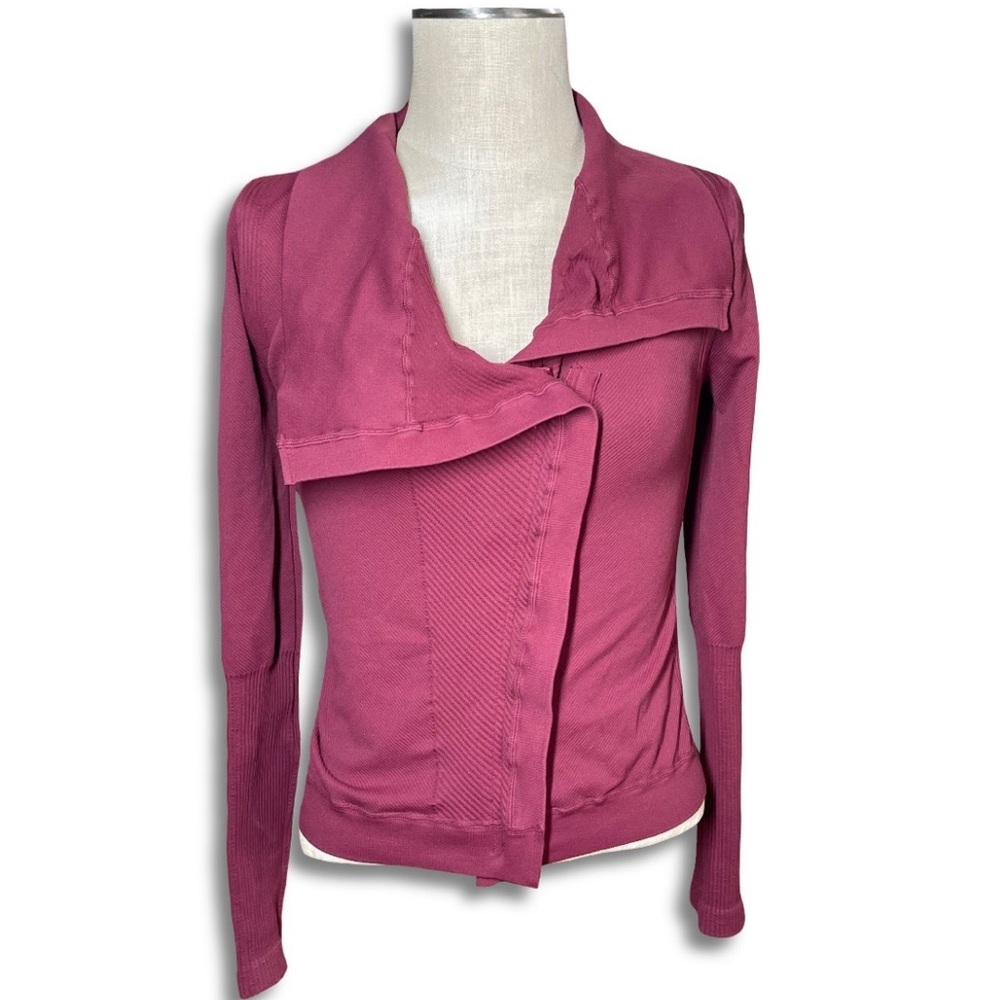 Free People Movement Mercury Motto Jacket in Burgundy